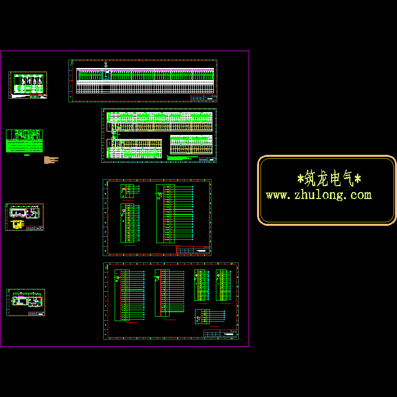 典型配电系统CAD图纸(dwg)