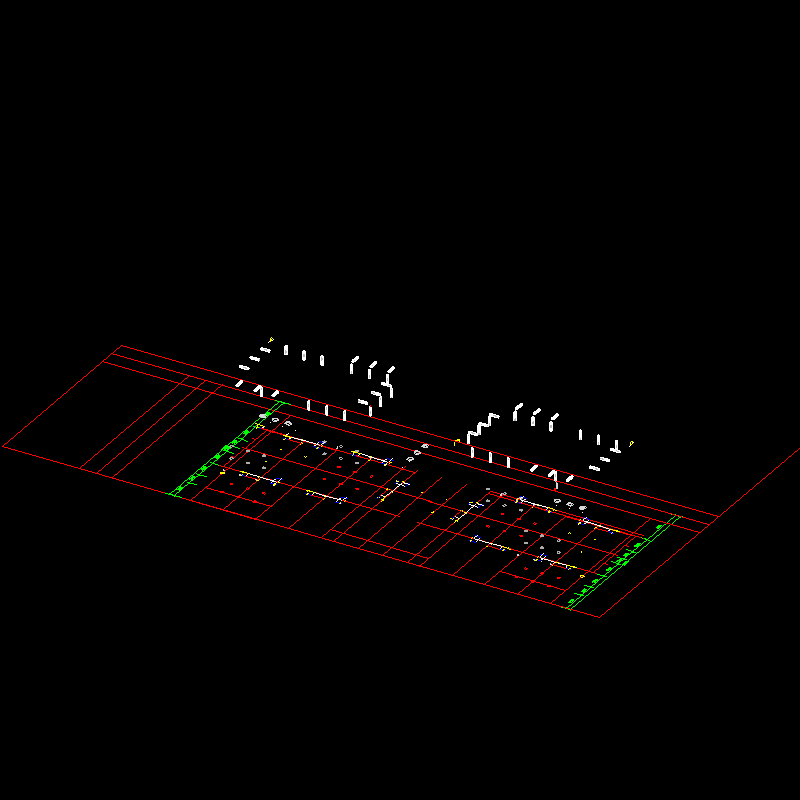 110kv构架三维安装图.dwg