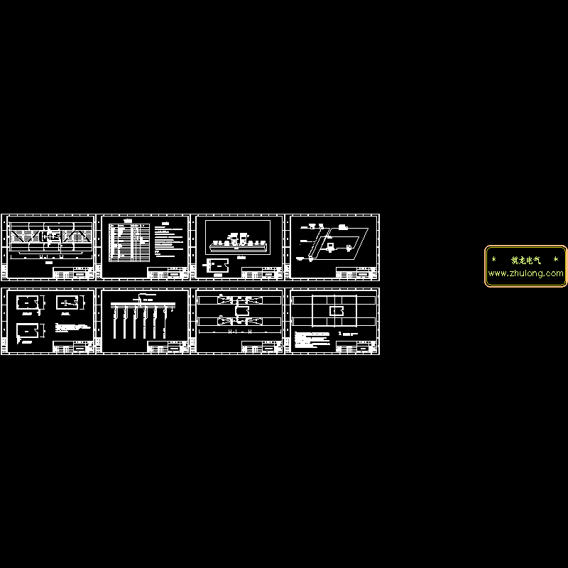 一份磅房电气原理CAD图纸(dwg)