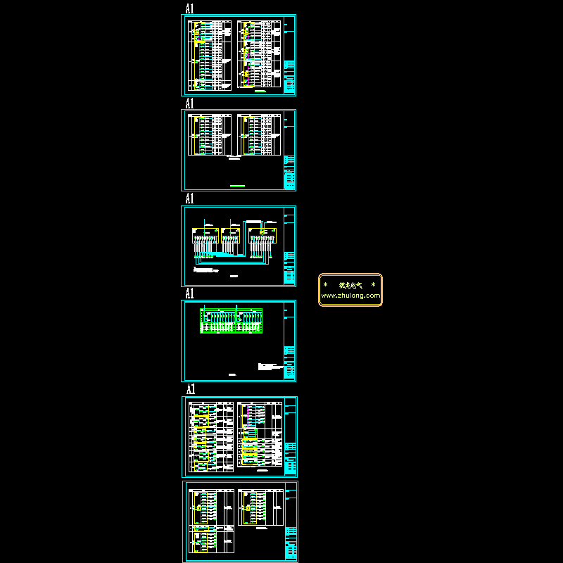 人防工程配供电系统CAD图纸(dwg)