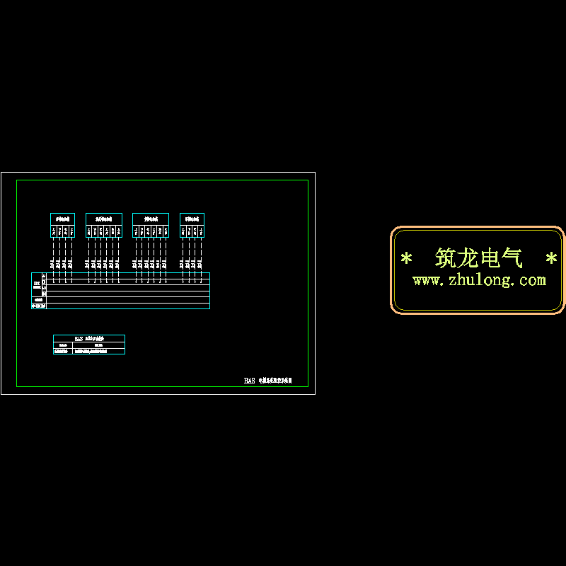 BAS电梯系统监控系统CAD图纸(dwg)