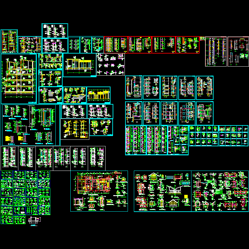 常用建筑节点集合_dwg格式CAD