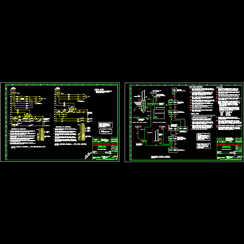 电机MCC和电气接地CAD图纸(dwg)