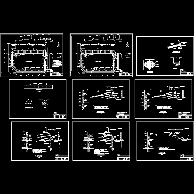 基坑支护全套CAD大样图(dwg)