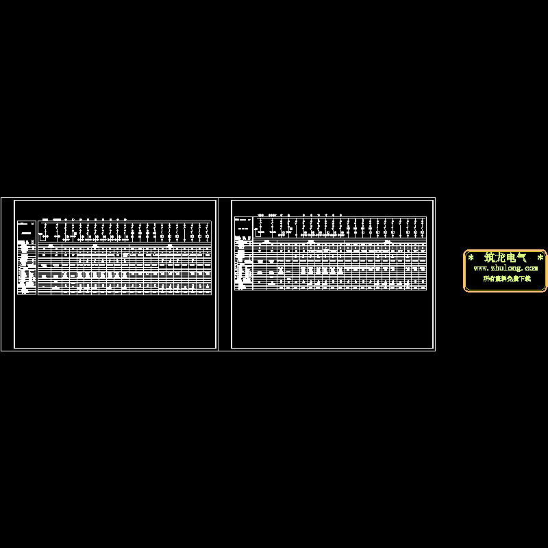 全除盐配电室系统CAD图纸(dwg)