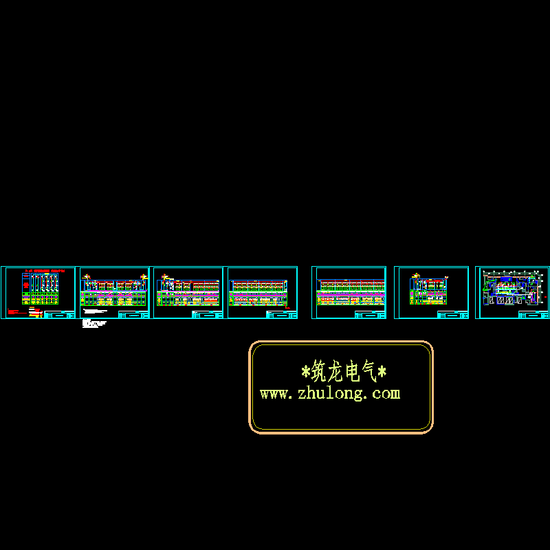 一份工程高低压系统CAD图纸(dwg)