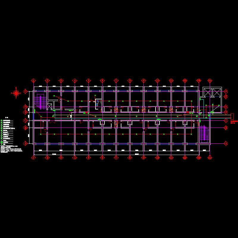 客房五层消防施工图.dwg