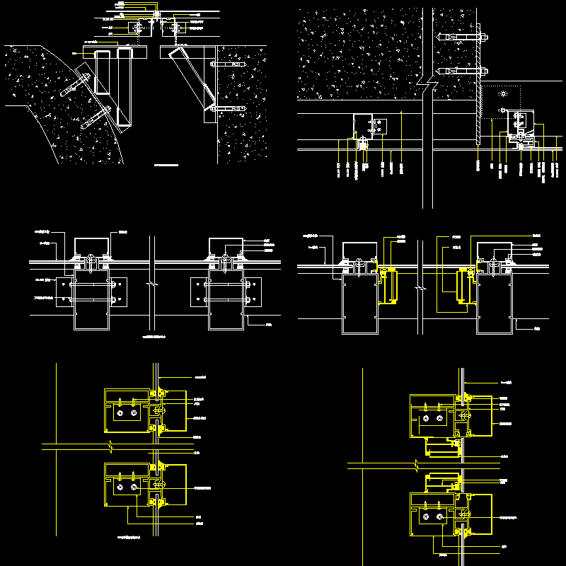 003-150型隐框幕墙及铝塑板幕墙节点2.dwg