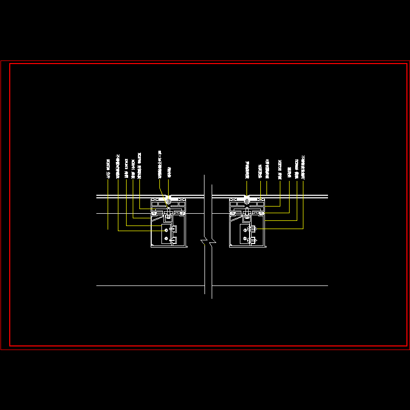 隐框幕墙及铝塑板幕墙节点构造CAD详图纸（六）(dwg)