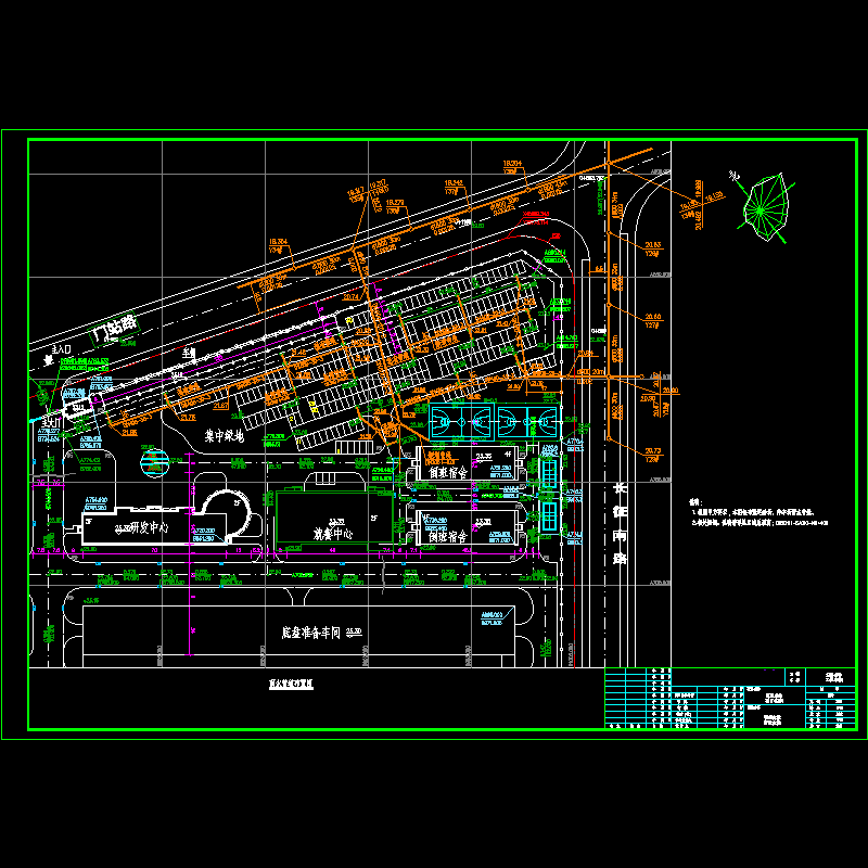 公司厂区给排水CAD施工图纸(dwg)