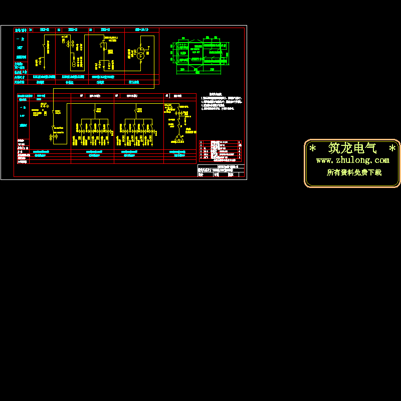 ZBW-160KVA箱变系统CAD图纸(dwg)