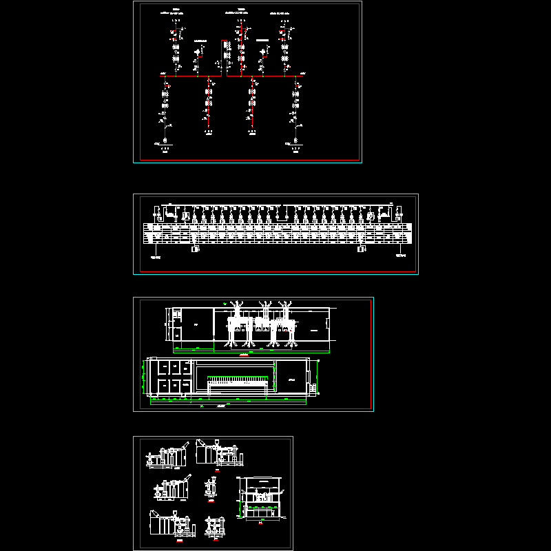 66kV变电所一次CAD图纸(dwg)