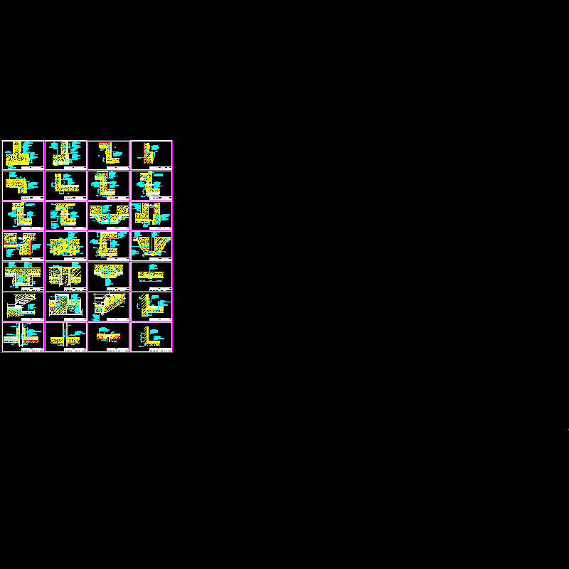 防水节点详图纸大样dwg格式CAD