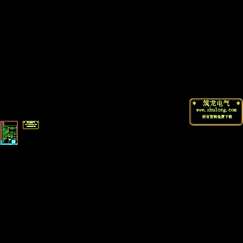 90KW降压启动柜原理CAD图纸(dwg)