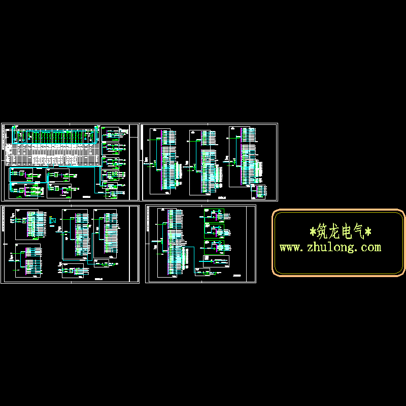 宾馆全套配电系统CAD图纸(dwg)