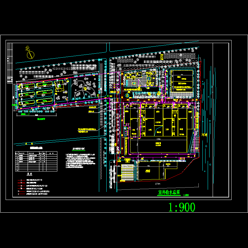 室外给水施工图 - 1