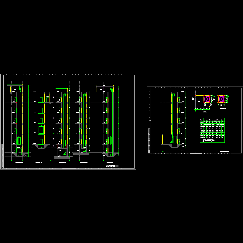 客货梯井道大样图1.dwg