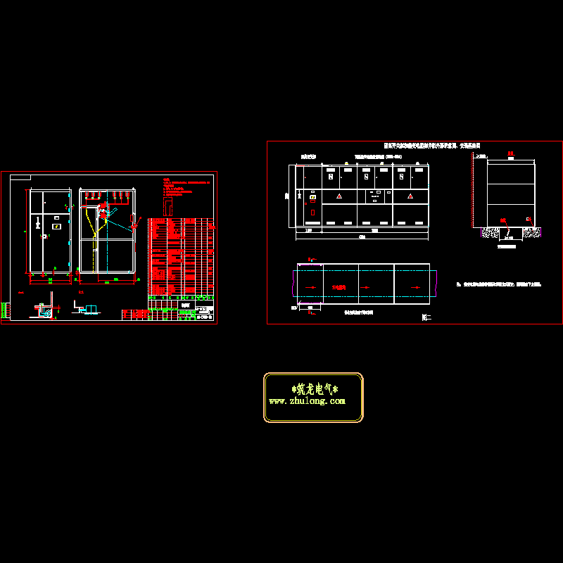 GG型隔离柜装配CAD图纸(dwg)