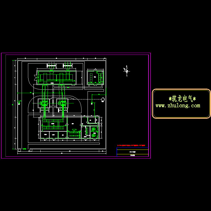 通用35kV变电站平面布置CAD图纸(dwg)