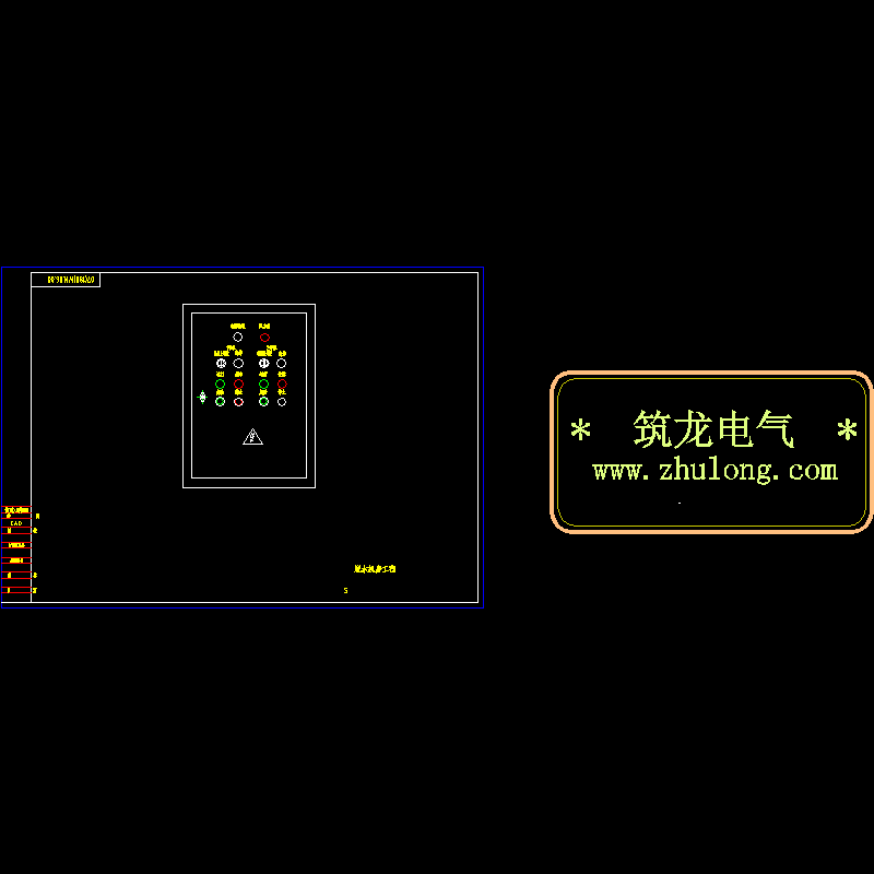 回用池潜水泵面板布置图.dwg