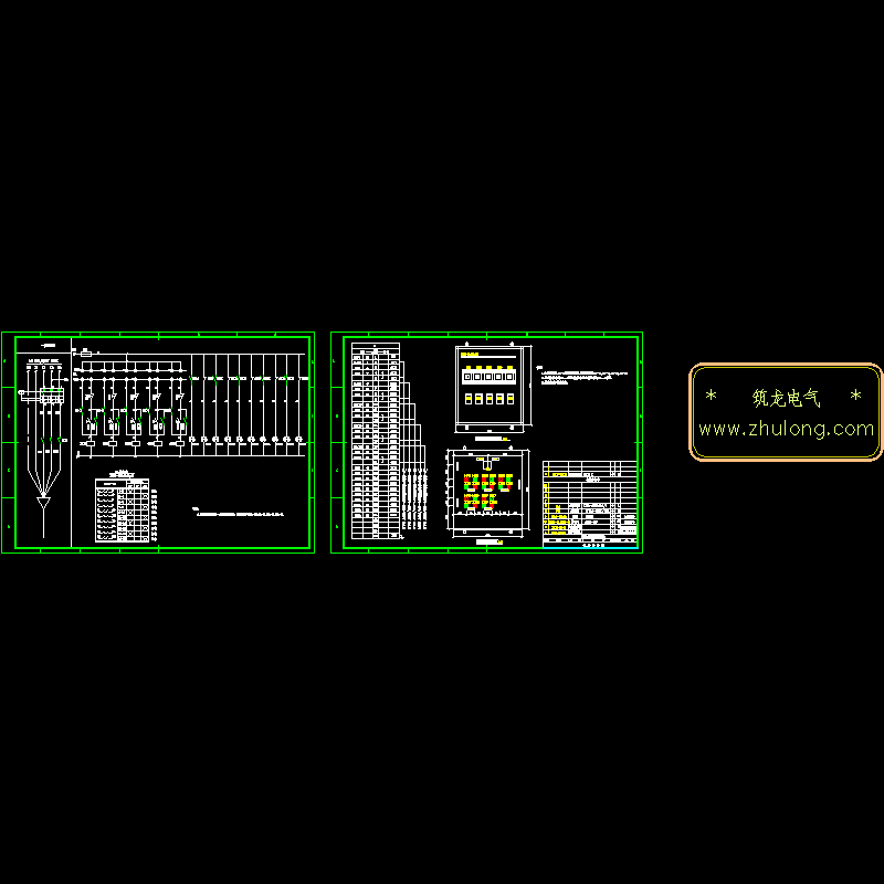 照明控制原理CAD图纸(dwg)