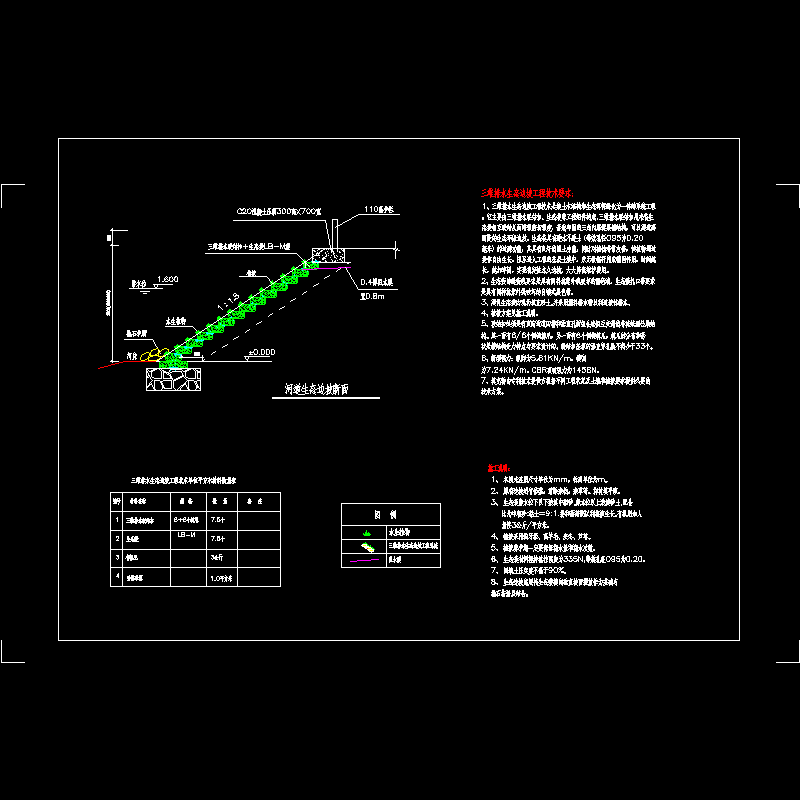 生态袋护坡图纸 - 1