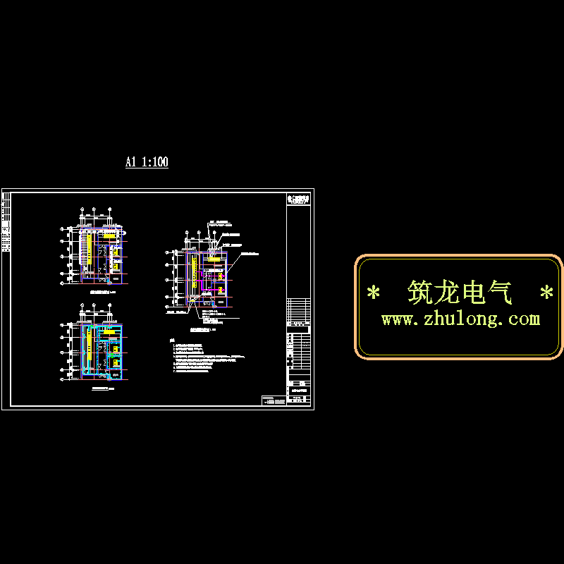 变配电房平面CAD图纸(dwg)