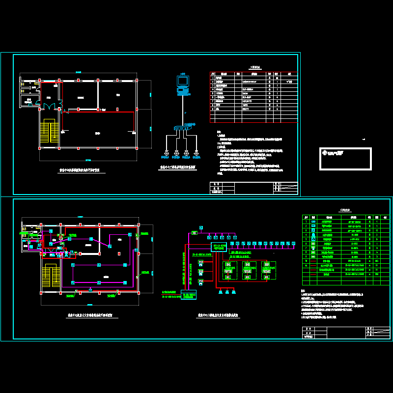 信息中心机房BASFAS系统CAD图纸(dwg)