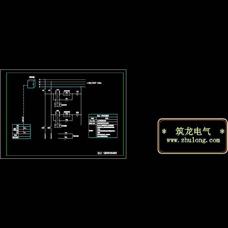 BAS电梯系统监控系统CAD图纸(dwg)