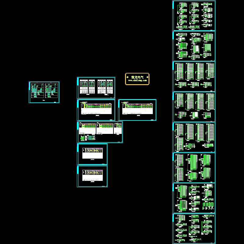一份3层建筑配电系统CAD图纸(dwg)