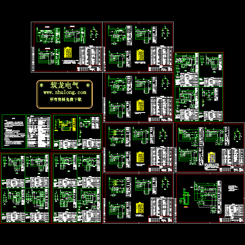 常用风机、水泵控制原理CAD图纸(dwg)