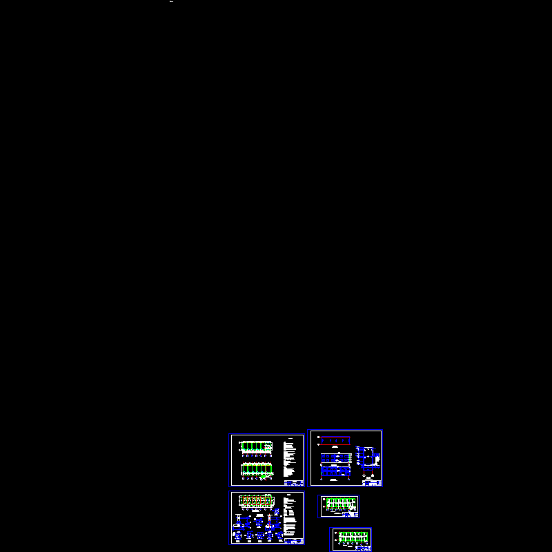 车队2层简易办公楼CAD图纸(dwg)(条形基础)