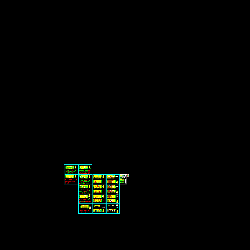 15层剪力墙住宅结构CAD施工图纸(dwg)(二级结构安全)