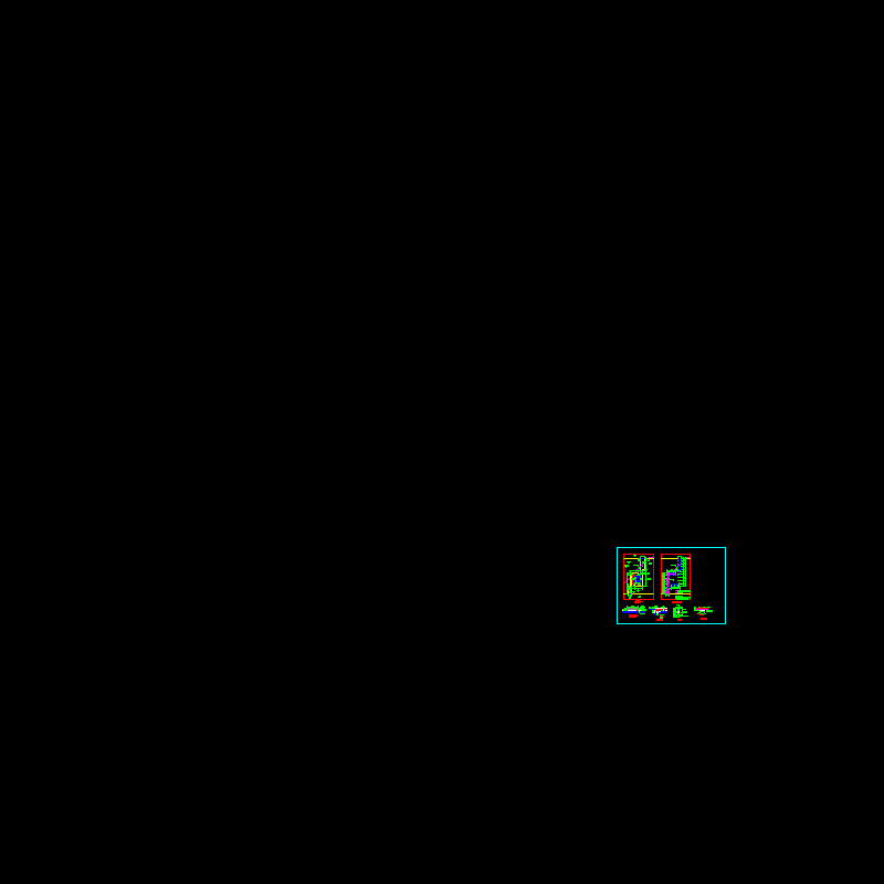 栈桥施工CAD详图纸(结构平面图)(dwg)