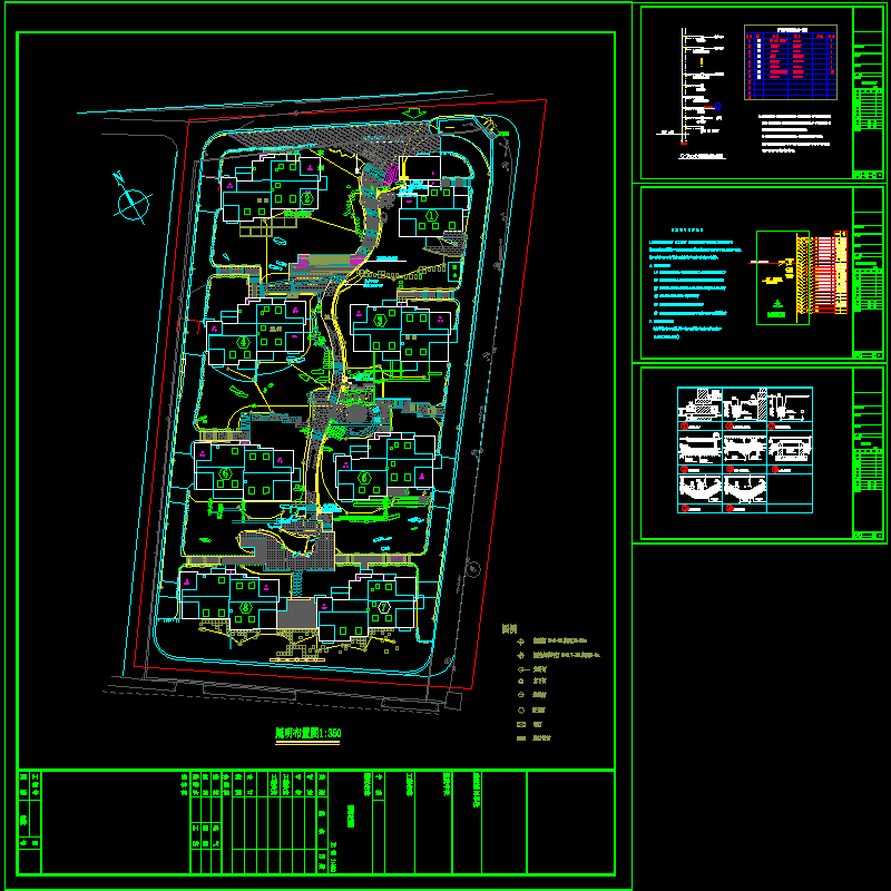 公寓环境照明CAD施工图纸(dwg)