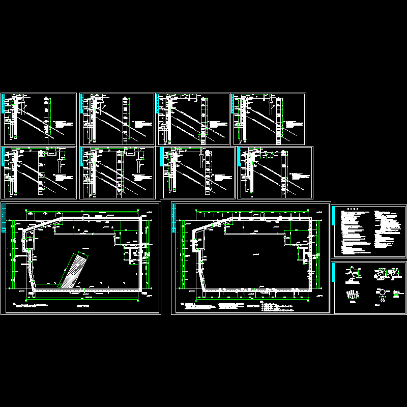 深基坑支护CAD图纸(dwg)