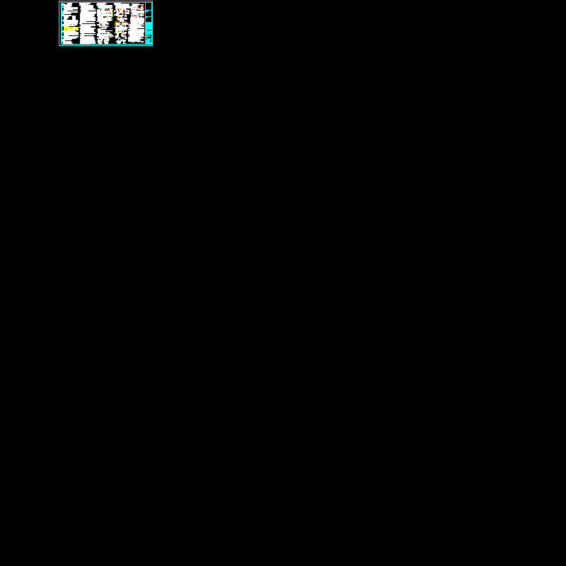 4层框架结构设计说明(CAD图纸)(dwg)