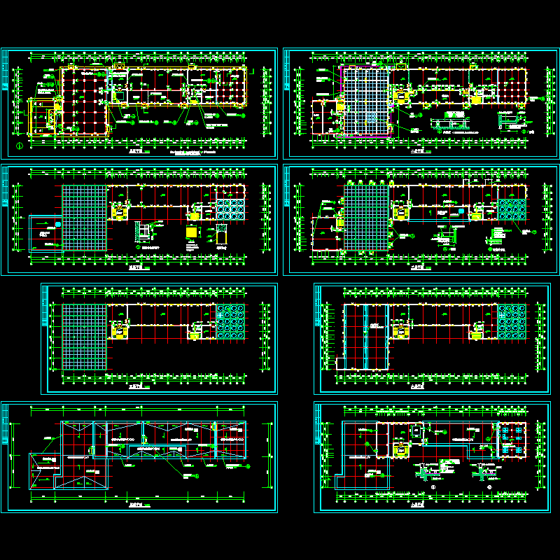 面粉加工厂平面图.dwg