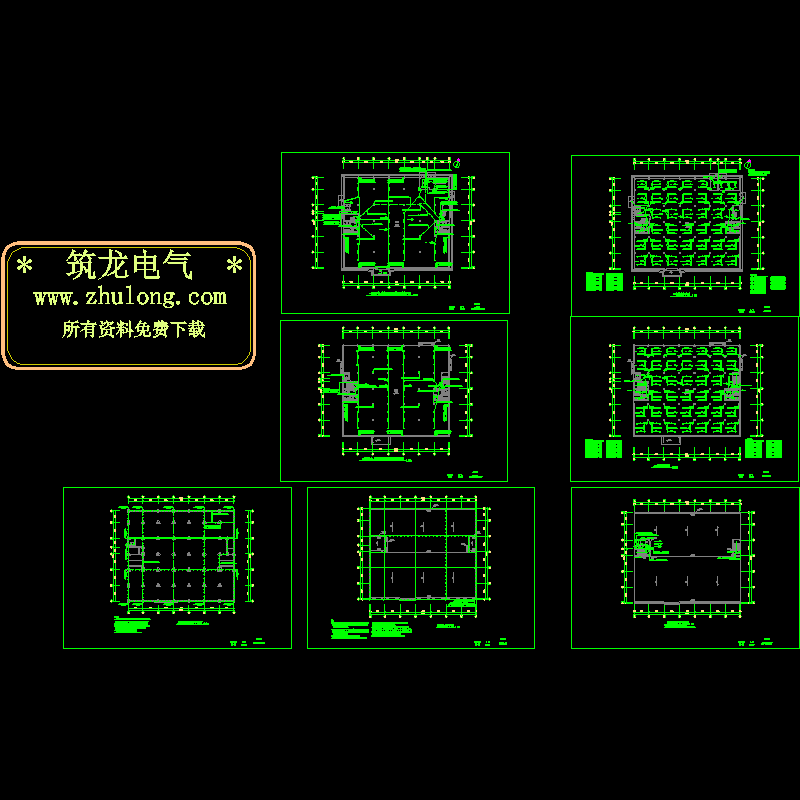 车间电气CAD图纸(应急照明)(dwg)