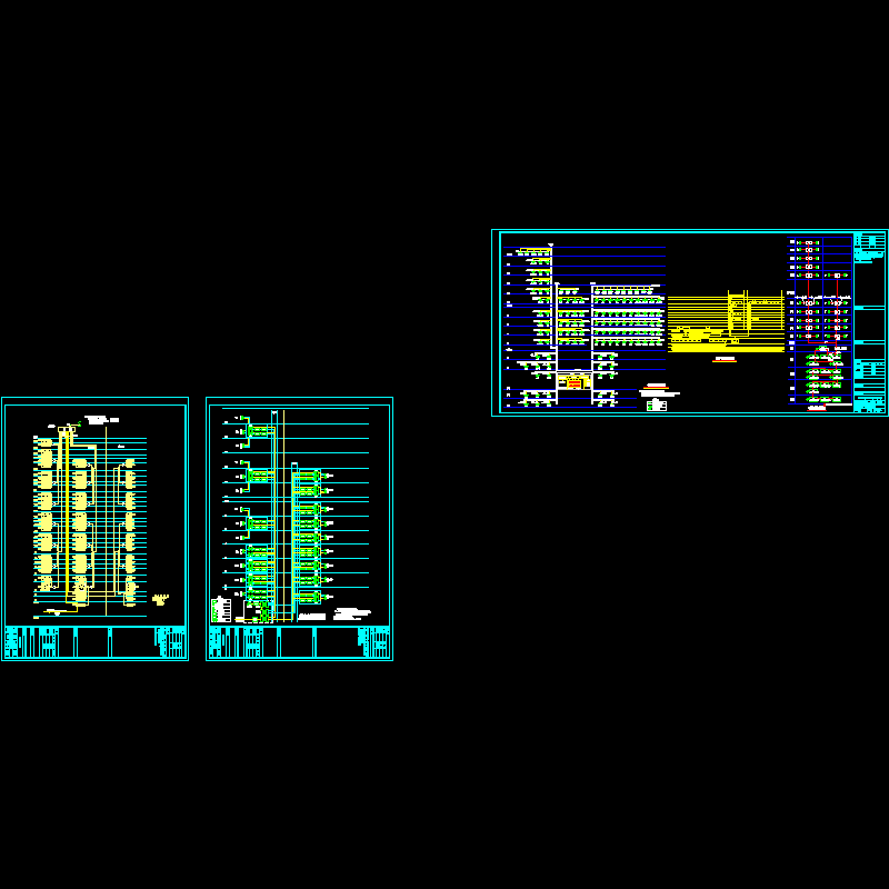 国内大厦电气综合系统CAD图纸(dwg)