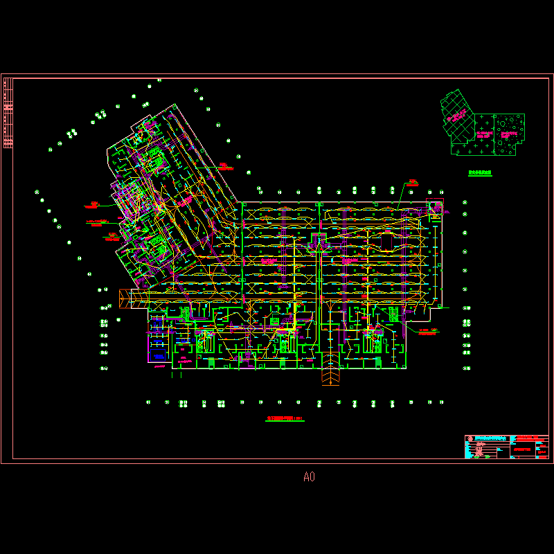 电施-ad-08 地下室照明平面图.dwg