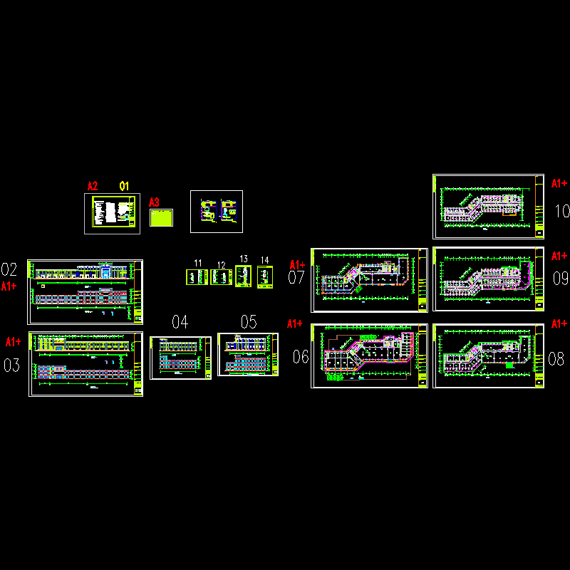 竣工图-石材幕墙立面分格20110707.dwg