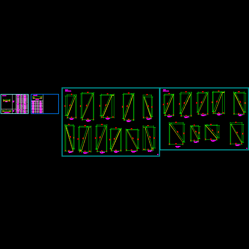 拉条剪刀撑加工图.dwg