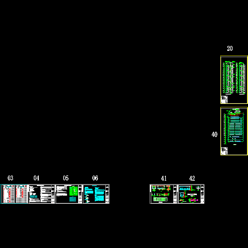 空调风管安装大样CAD图纸(dwg)