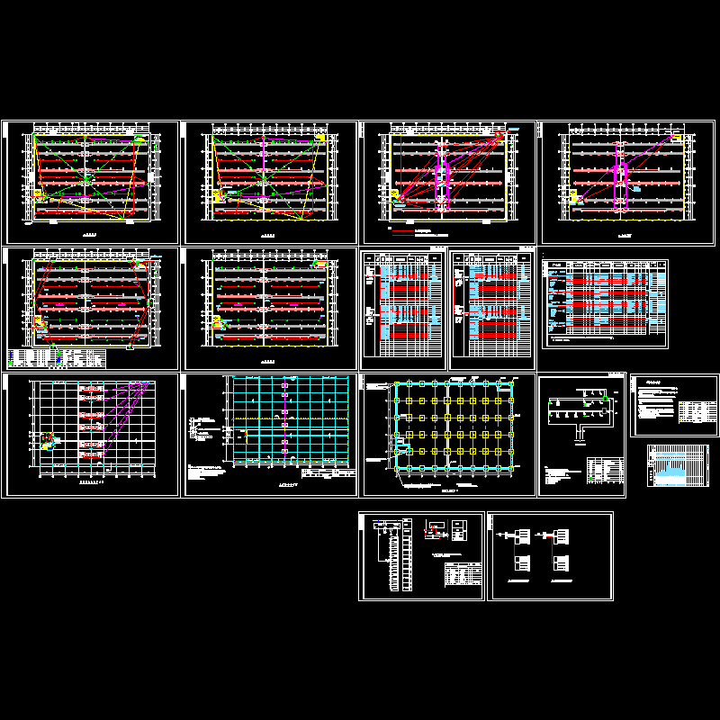 仓库电气CAD施工图纸.(dwg)