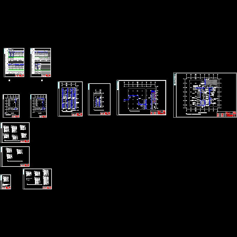 [CAD图]工厂~380配电(dwg)