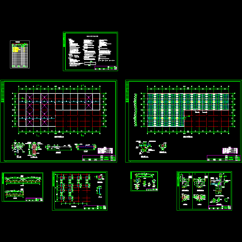 钢结构厂房图纸.dwg