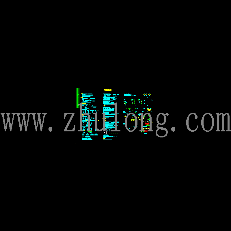 [CAD图]框架住宅结构设计说明(dwg)