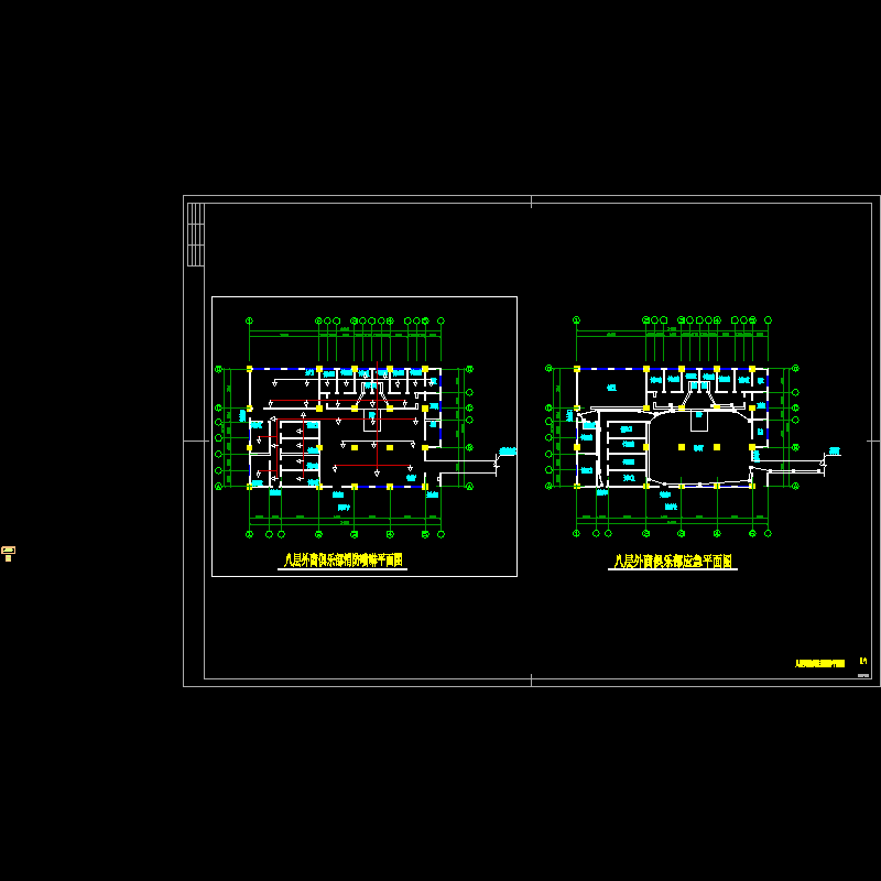 俱乐部喷啉平面图.dwg