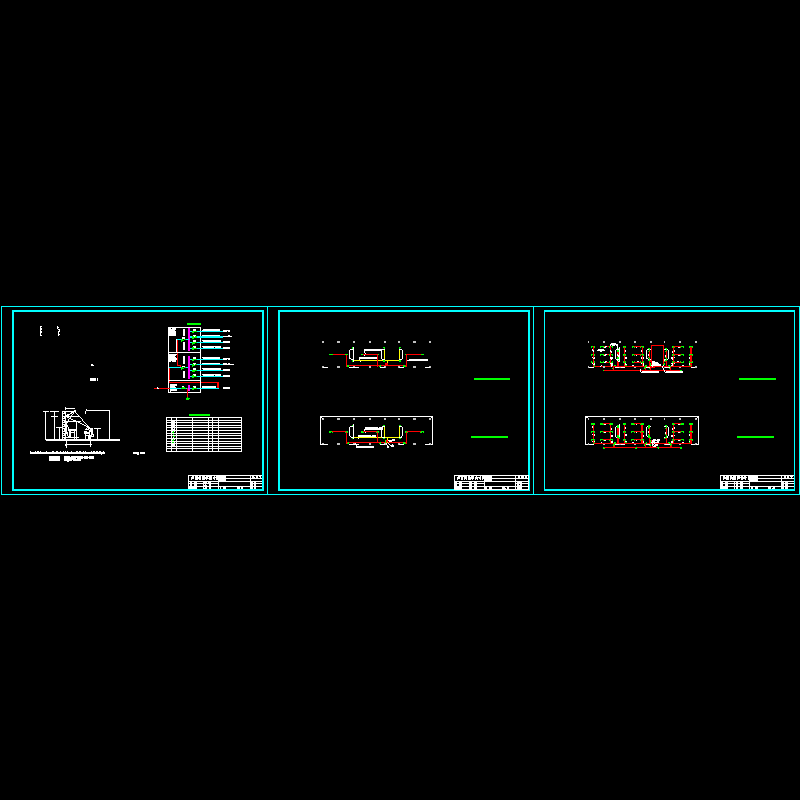 小学教学楼电施CAD图纸(dwg)